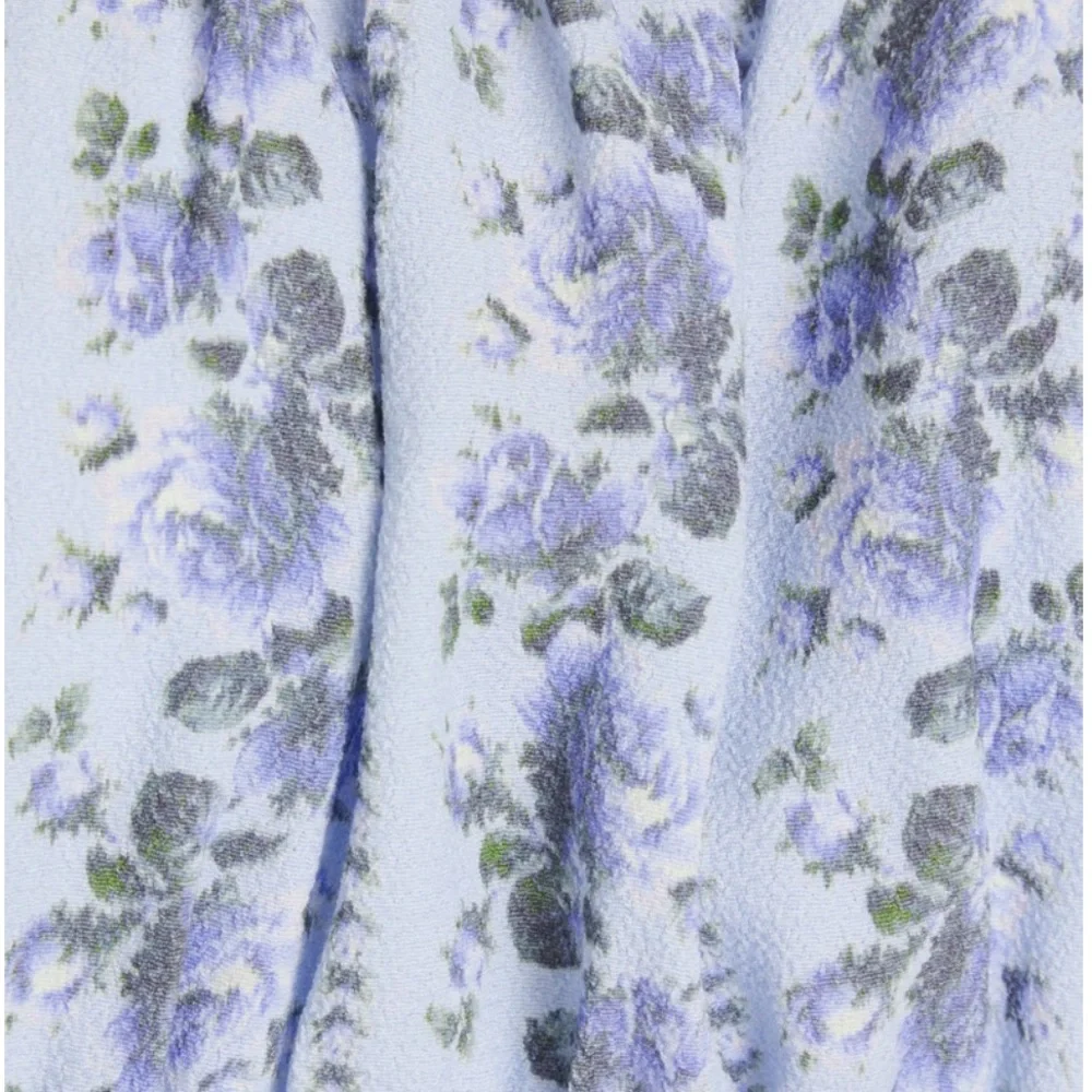 LoveShackFancy Floral Blue Ruffle Top XS NWT - Picture 3 of 6